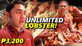 UNLIMITED LOBSTERS in Solaire ₱3200 All You Can Eat Buffet in MANILA [upl. by Rosemonde350]