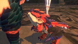 MONSTER HUNTER STORIES 2 WINGS OF RUIN  Rathian Encounter amp RazeWing Ratha [upl. by Ydneh]