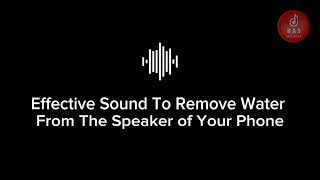 Effective Vibration Sound To Get Water Out Of Phone  Beats and Sounds Official [upl. by Siffre]