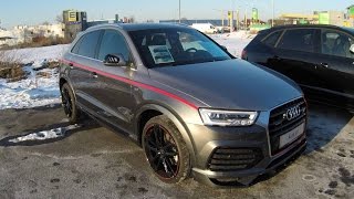 Audi Q3 20 TDI powered by ABT 120 years edition 210hp power SUV grey colour walkaround K1339 [upl. by Niwred]