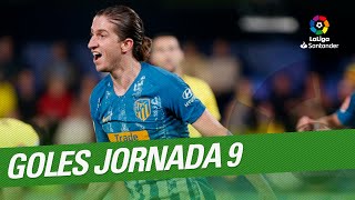 Todos los goles de la Jornada 09 de LaLiga Santander 20182019 [upl. by Jessamine]