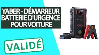 Avis Démarreur de batterie durgence pour tout type de voiture Yaber [upl. by Gradey446]