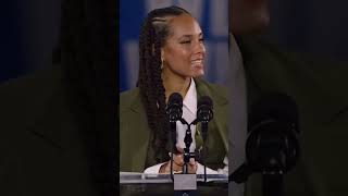 Alicia Keys Endorsed Kamala Harris in Pennsylvania [upl. by Mor841]