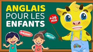 COURS DANGLAIS POUR ENFANTS  ALPHABET COULEURS NOMBRES ET BIEN PLUS ENCORE [upl. by Merras]