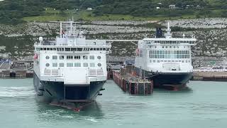 MV Côte dOpale Arrives at Dover 2724 [upl. by Vizzone969]