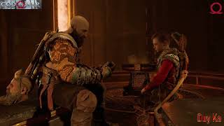 God of War 4 33  Cuộc Trò Chuyện Ngắn Giữa 2 Bố Con Kratos và Atreus [upl. by Helmut]