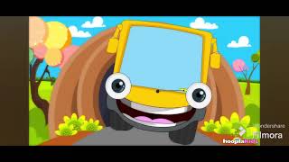 Hooplakidz Wheels On The Yellow Bus Reverse Full Song My Version [upl. by Kaenel568]