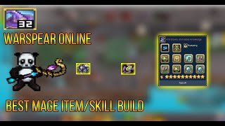 Warspear Online  Best Mage itemskill Build [upl. by Sabec]