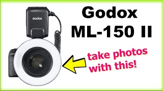 Godox ML150II LED Ring Flash Light  Worth the hype [upl. by Ahsek]