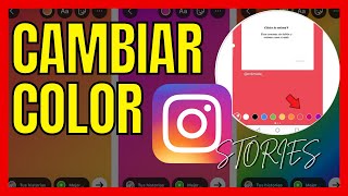 ✅️COMO CAMBIAR EL COLOR DE FONDO DE LAS HISTORIAS DE INSTAGRAM [upl. by Alletse738]