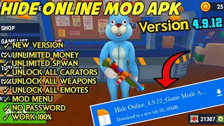 HIDE ONLINE MOD APK NEW UPDATE 4912FREE DOWNLOAD  MEDIAFIRE LINK  NEW 2024 [upl. by Sutton]