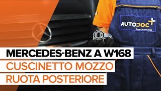 Come sostituire cuscinetto mozzo ruota posteriore su MERCEDESBENZ A W168 TUTORIAL [upl. by Xerxes19]