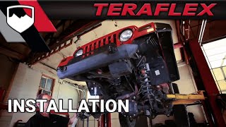 TeraFlex Install TJ High Steer Conversion and Trackbar Kit [upl. by Torhert]