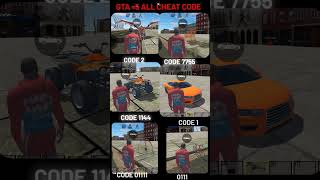 New GTA 5 cheat code Indian bike driving 3d autogame offline game shorts👾👹 gtamodecode ☠️🐲 [upl. by Ainnet]