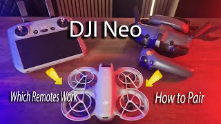 Which Remotes Actually Work with the DJI Neo and How to Pair the RC2 or Goggles 3 [upl. by Fortuna]