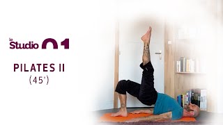 Cours de PILATES II 45 COMPLET  niveau intermédiaire avancé [upl. by Nerti]