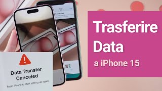 💟Trasferire i dati dal vecchio iPhone al nuovo iPhone 15 pro max [upl. by Recha]