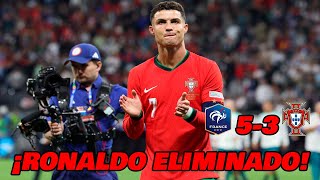 CRISTIANO RONALDO ELIMINADO EN CUARTOS DE FINAL EUROCOPA 2024 🏆 EN ZONA FUT [upl. by Oterol]