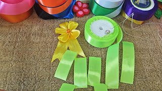 Handmade creativityEasily make a ribbon corsage  DIY exquisite decoration tutorial [upl. by Aniram]