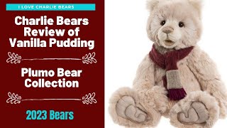 Charlie Bears Vanilla Pudding 2023 16quot  Plumo Collection  Close Up and Review [upl. by Quenby491]