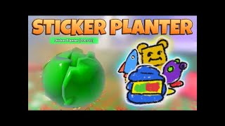 Roblox BSS Sticker PlanterNEW [upl. by Lemyt]