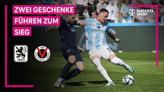 TSV 1860 München  FC Viktoria Köln Highlights mit LiveKommentar  3 Liga  MAGENTA SPORT [upl. by Noicnecsa919]