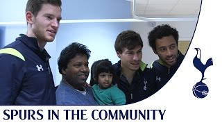 Vertonghen Dembele amp Stambouli visit North Middlesex Hospital [upl. by Colfin]