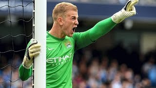 Hart sprints 100m back to his goal to deny Rooney [upl. by Gnahk]