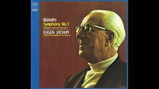 Johannes Brahms Symphony No 1 in C minor Op 68 LPO Eugen Jochum Rec 1976 [upl. by Ardys]