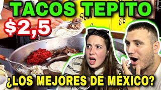 🇪🇸 PROBANDO TACOS en TEPITO de 250 🇲🇽😱 no puede seeer [upl. by Nedaj]