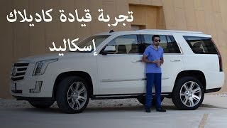 2015 Cadillac Escalade Test drive تجربة قيادة كاديلاك إسكاليد 2015 [upl. by Aihtnamas]