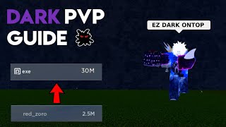 BLOX FRUITS DARK PVP GUIDE EASY BOUNTY [upl. by Wordoow]