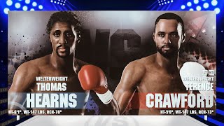 Thomas Hearns Vs Terence Crawford  Fantasy Boxing Simulated [upl. by Enineg]