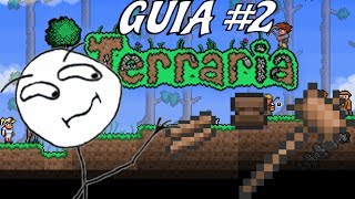 Guia Terraria Parte 2  Como Hacer Tu Casa [upl. by Nakah]