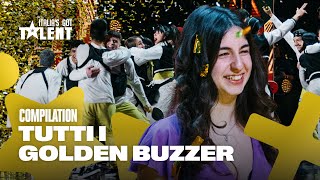 Tutti i GOLDEN BUZZER di Italias Got Talent 2023 ⭐️ [upl. by Tomaso]