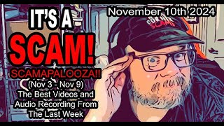 ITS A SCAM SCAMAPALOOZA All The Best Videos Audio Recordings and Shorts Nov 3  Nov 9 [upl. by Notlrac]