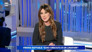 Virginia Raffaele quotSono diventata una giostra per il pubblicoquot  Domenica In 07012024 [upl. by Ilene]