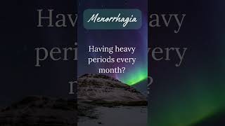 Menorrhagia heavy menstrual bleeding shorts [upl. by Solnit]