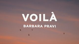 Barbara Pravi  Voilà ParolesLyrics [upl. by Eledoya82]