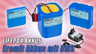 LiFePO4 Akkus 02 ðŸ”‹ Eremit Akkus mit BMS [upl. by Noraed]