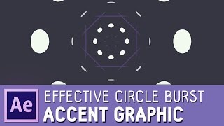 After Effects effective Circle Burst  Accent Graphics  Popup tutorial [upl. by Nifled609]