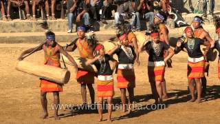 Wangala dance presented by the Garo tribe [upl. by Eedolem994]