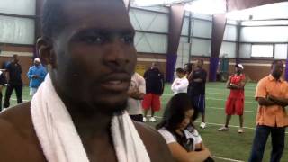 Dez Bryants Pro Day [upl. by Anirdnajela]