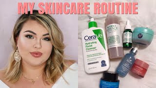 My Skincare Routine on Accutane  FOR DRY SKINACNE SCARS [upl. by Osnerol]