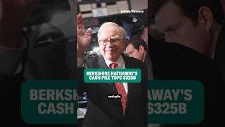 Berkshire Hathaway’s cash pile tops 325B shorts warrenbuffett [upl. by Fabri]