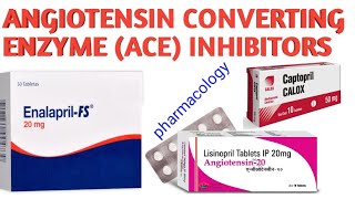 Angiotensin Converting Enzyme Inhibitors ACEI  Pharmacology uses doctor nursing [upl. by Aerdied]