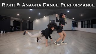 Rishi amp Anagha Dance Performance [upl. by Nyladnor432]