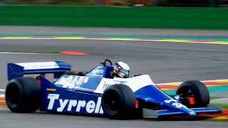 Tyrrell 010 Cosworth F1  Sounds Flybys amp More [upl. by Suaeddaht]