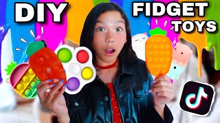 DIY Pop It Fidget Toys How To Make Viral TikTok Fidget Toy At Home EASY  Txunamy [upl. by Oirad389]