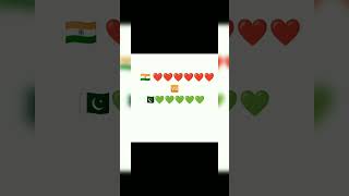 short videoIndia vsPakistan india wale red heart coment karne and pakistan vale green hart coment [upl. by Derek988]